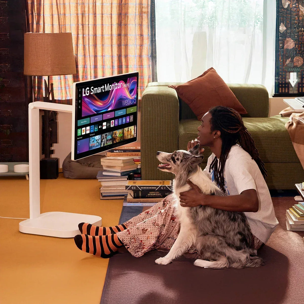 New LG Smart Monitor Swing Boosts Productivity With Flexible Stand and Touchscreen