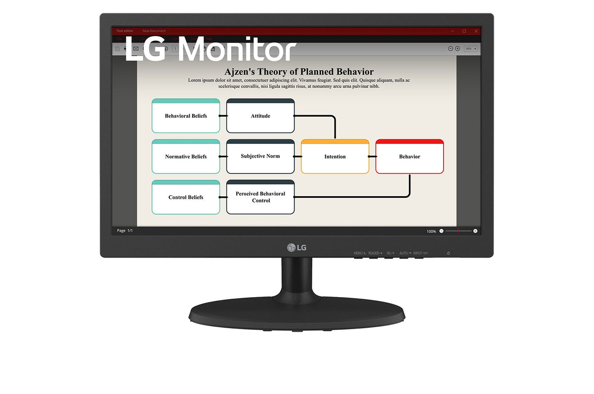 18.5” HD Monitor