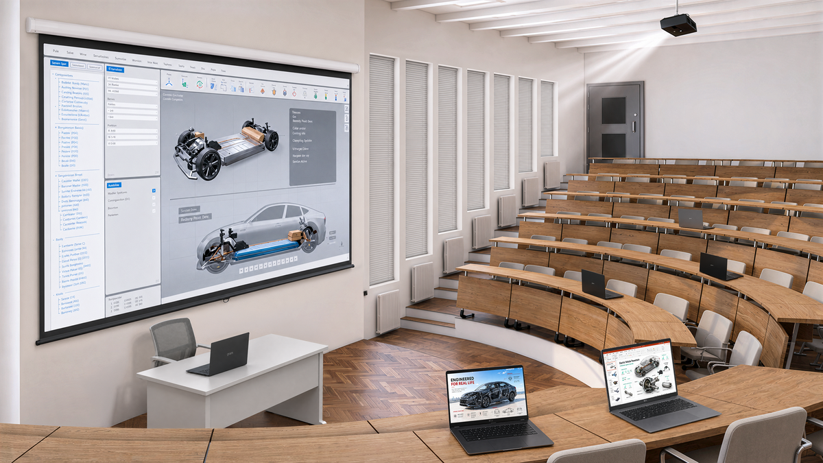 LG Monitors and PCs in an Auditorium&Lecture
