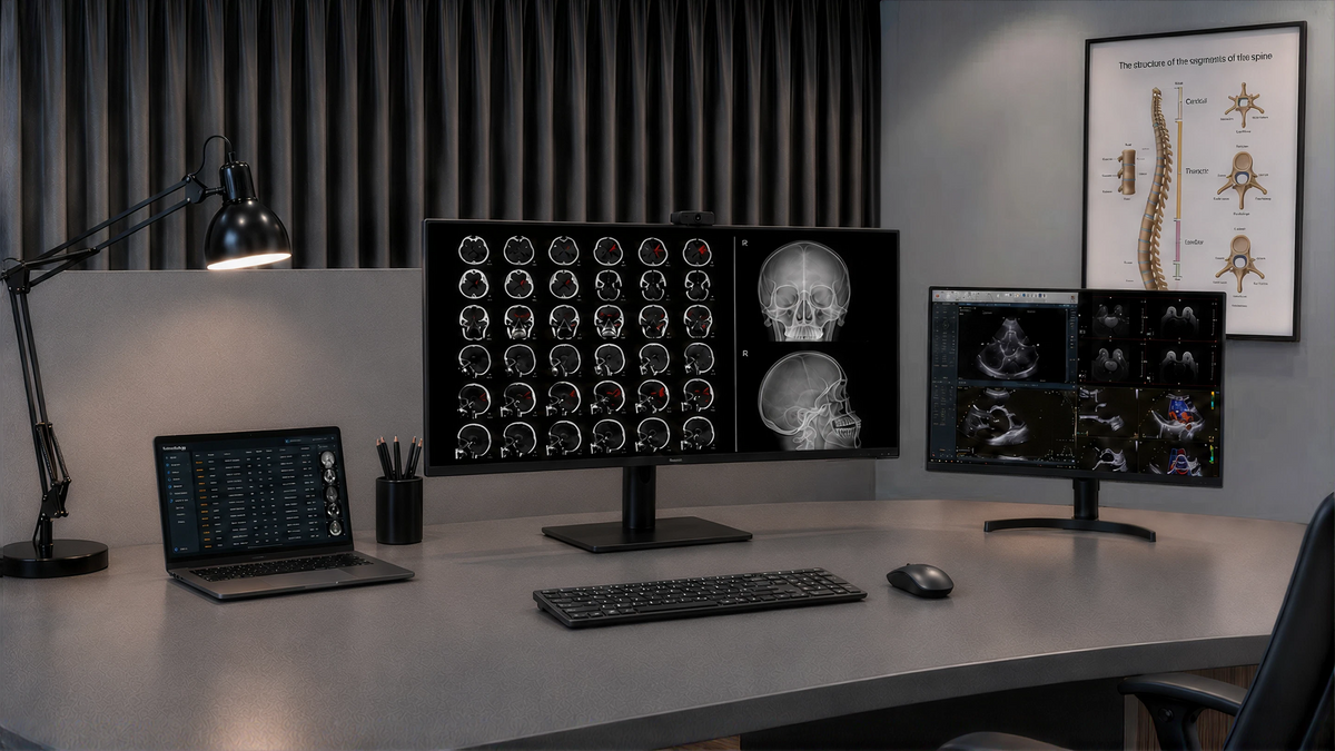 LG Monitors and PCs in a Teleradiology