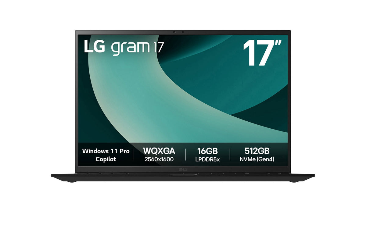 LG gram 17" |  Lightweight Intel® Core™ Ultra Processor Laptop | Windows 11 Pro, gram Hybrid AI, Copiliot, LG gram Link, WQXGA 16:10 Anti-glare IPS touchscreen