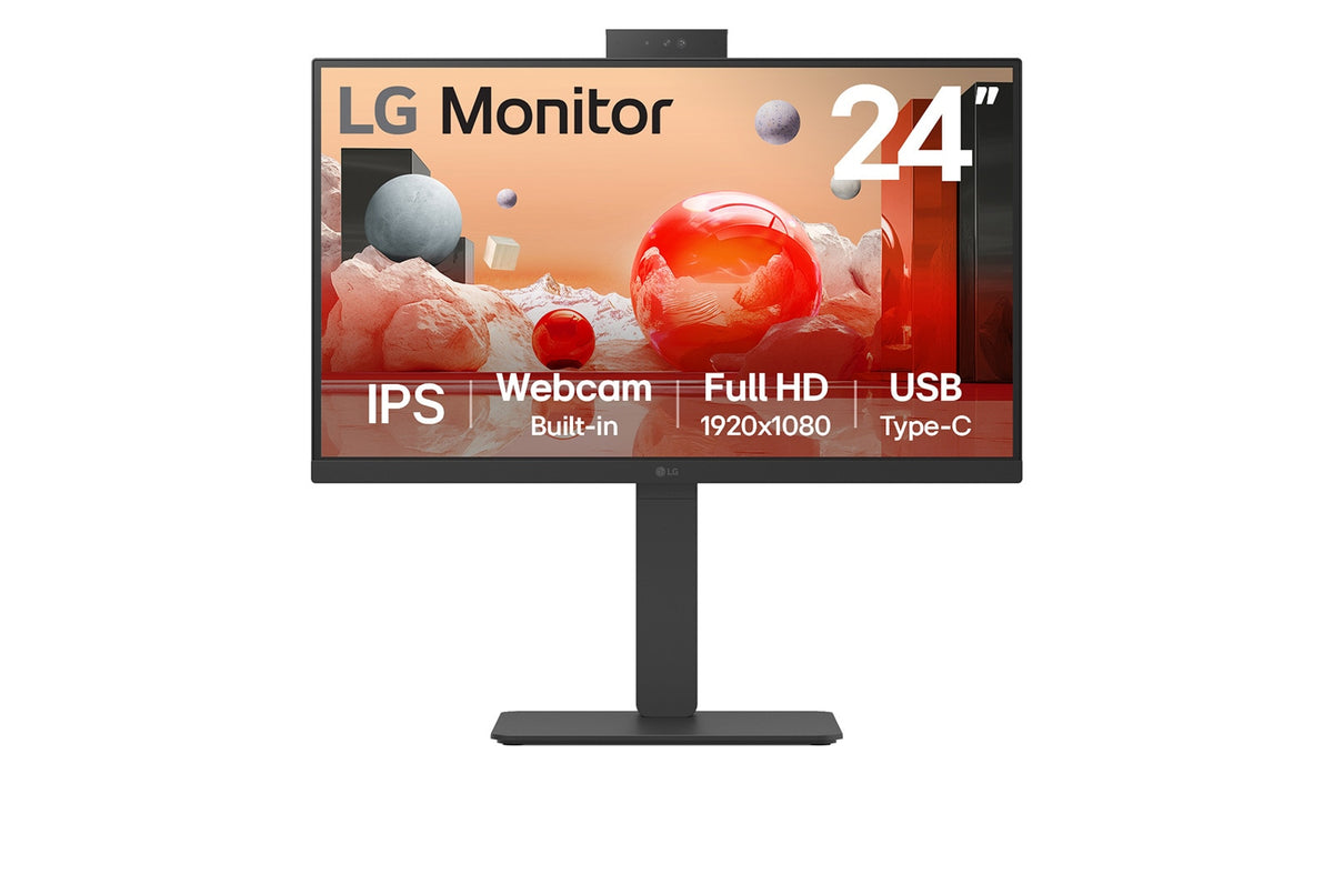24” Full HD IPS Monitor with Built-in FHD webcam and USB Type-C™
