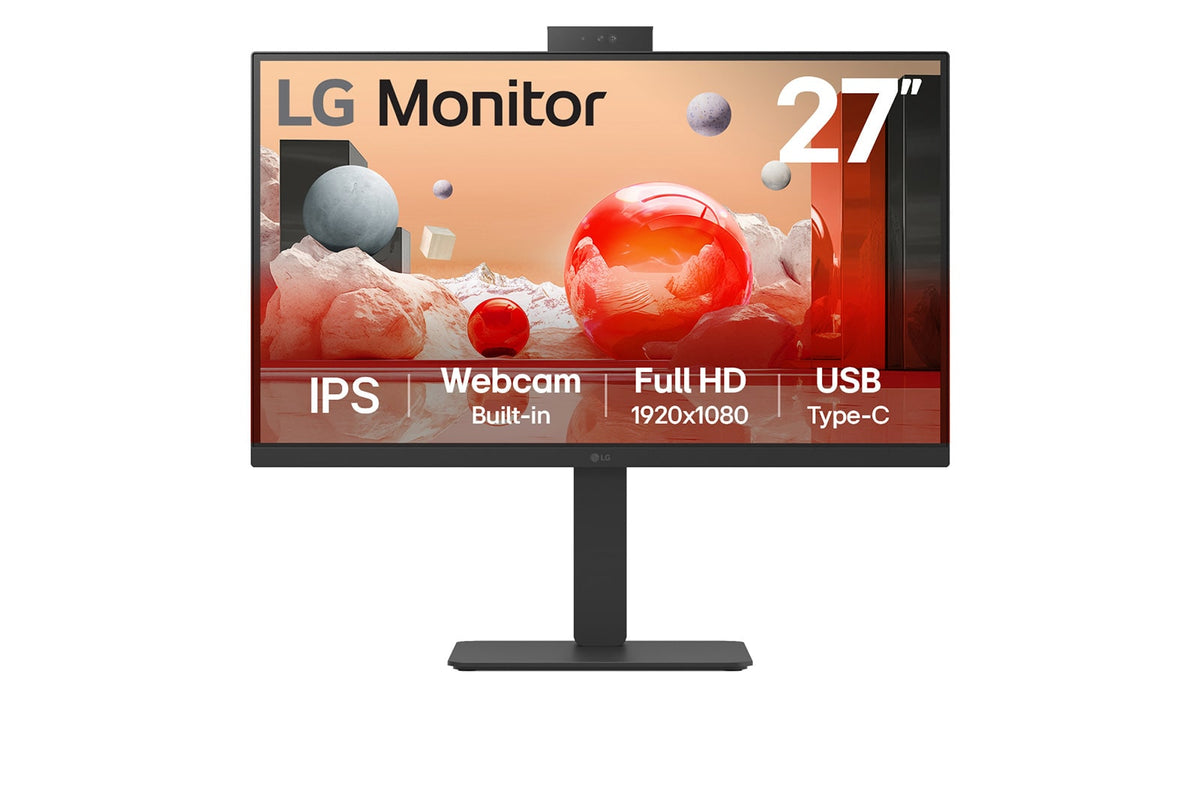 27” Full HD IPS Monitor with Built-in FHD webcam and USB Type-C™