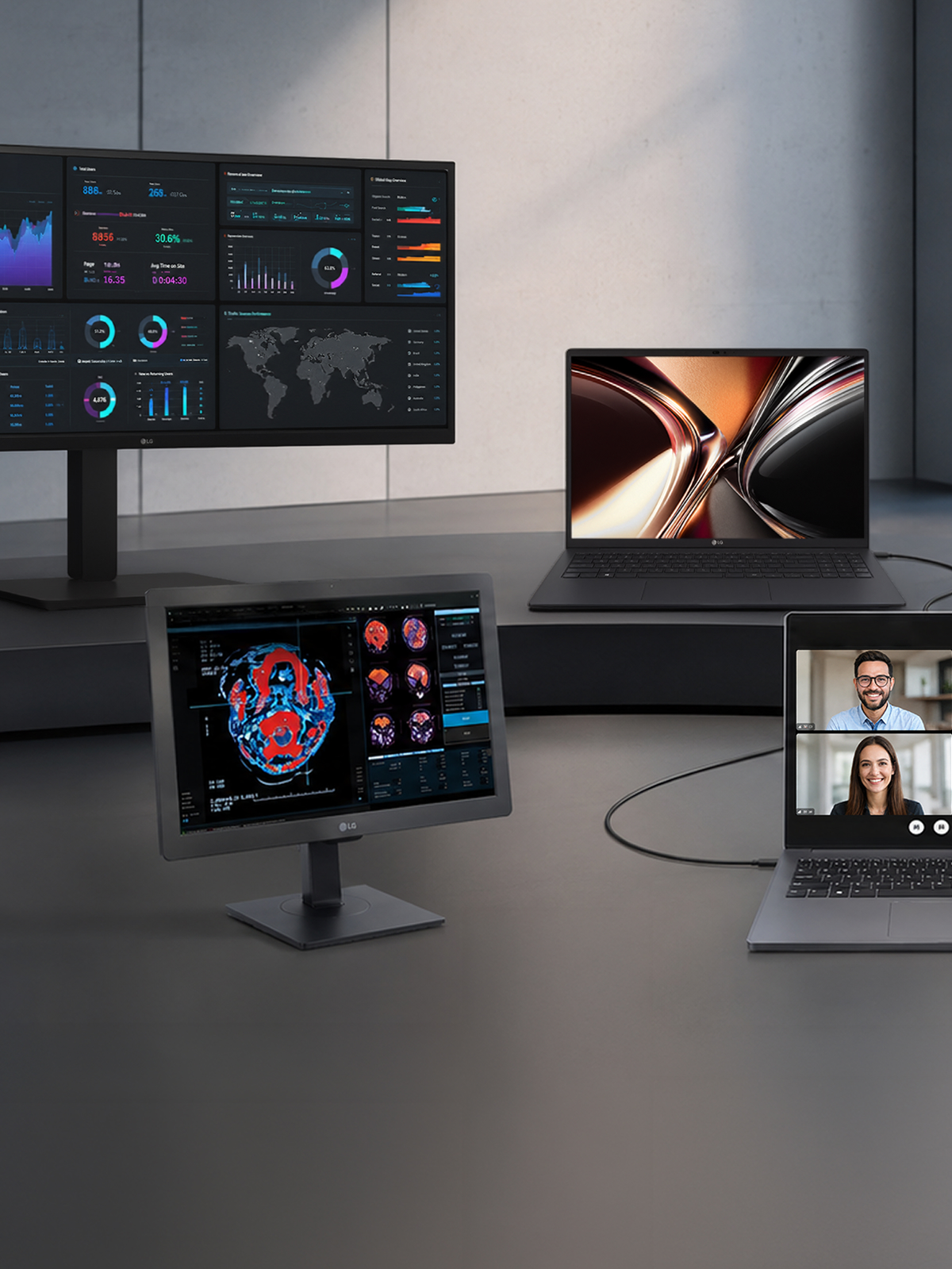 LG monitor and PC product lineup