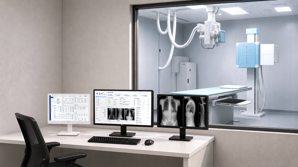 LG Monitors and PCs in a X-ray Room